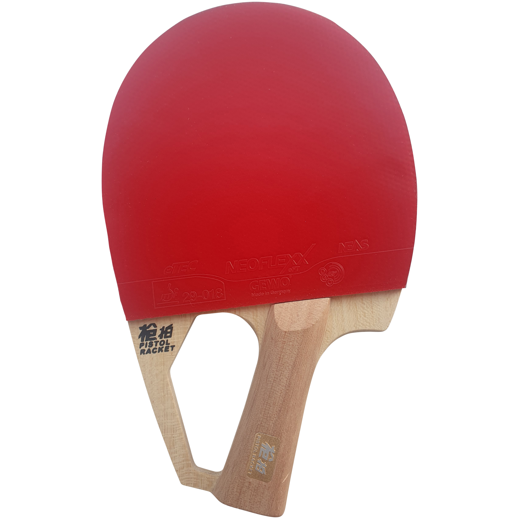 Table tennis bat Pistol Grip